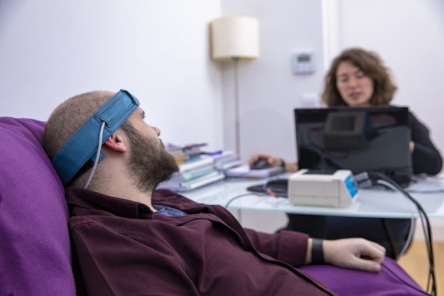 Man asking his therapist exactly what is biofeedback therapy