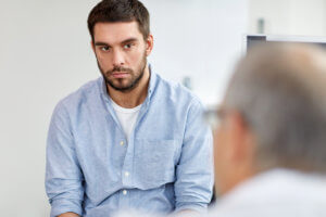 a man in therapy at a Drug Rehab Center near Asotin