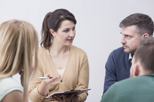 group of people at our eugene oregon alcohol addiction treatment center