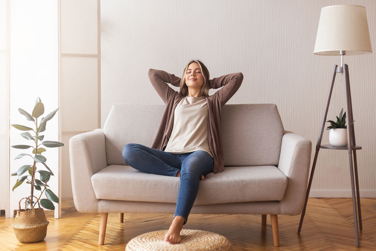 woman preparing for rehab