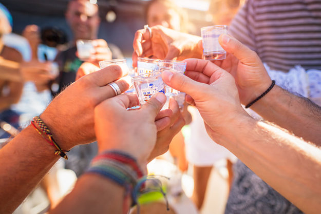 group showing the common types of alcohol abused