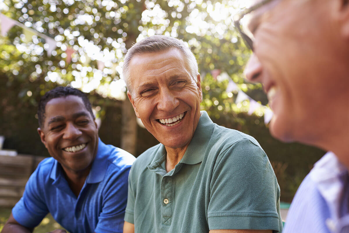 man at a mens rehab program near Woodburn