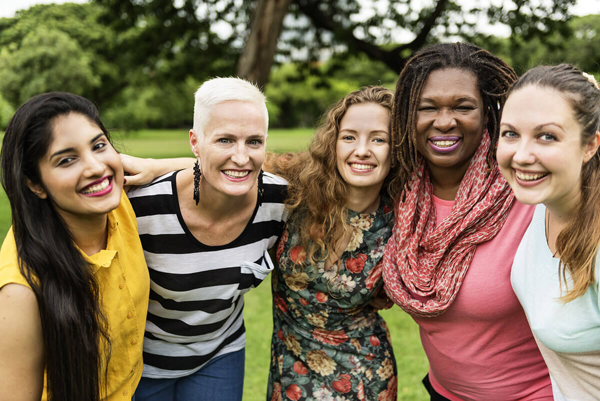 women at a women's opioid rehab program