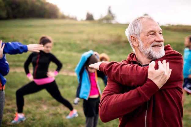 man thinking about exercise and recovery