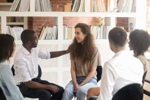 group at a group therapy program in portland