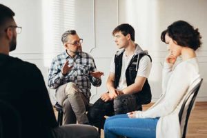 group at a portland drug rehab center