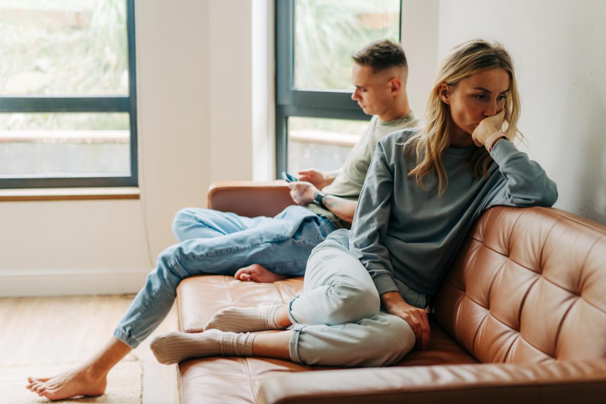 Couple experiencing the dangers of codependency