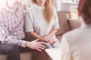 A family in a family therapy program